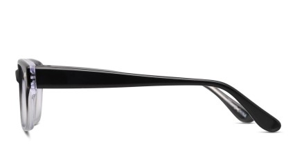 Pentax Classic 3 Black, Clear glasses - Black / Clear - Side View