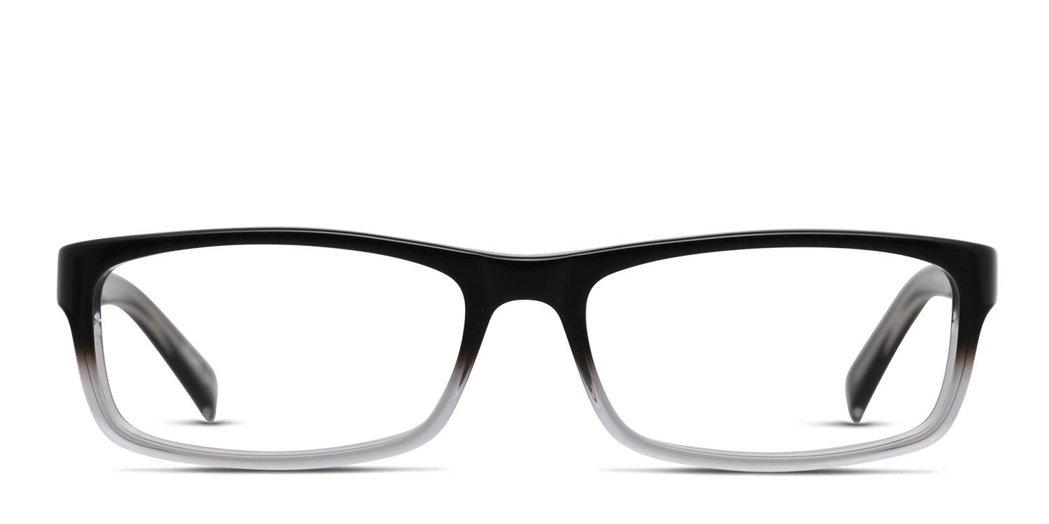 Pentax D490 Black, Clear glasses - Black / Clear - Frontal View