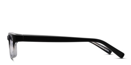 Pentax D490 Black, Clear glasses - Black / Clear - Side View