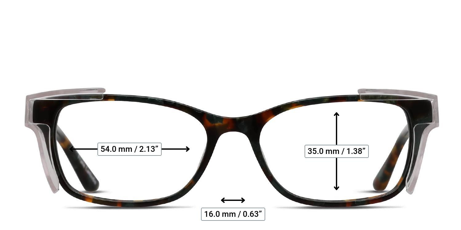 Pentax Classic 11 Tortoise, Green glasses - Measurements