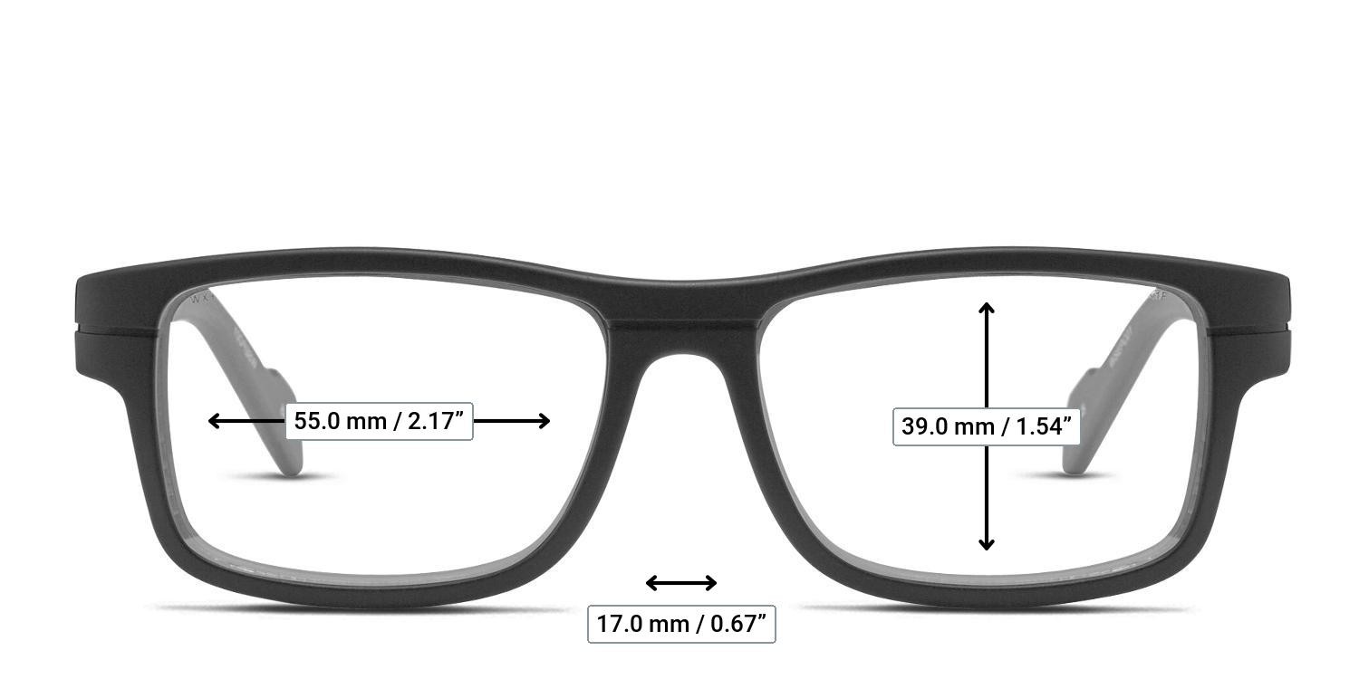 Wiley X Epic Black glasses - Measurements