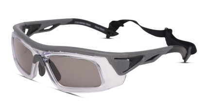 Pentax ZT400 Gray, Clear glasses - Gray / Clear - Angle View