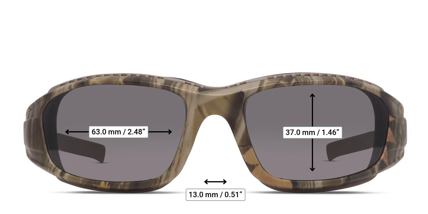 Pentax ZT45-8 Beige, Brown, Tortoise glasses - Measurements