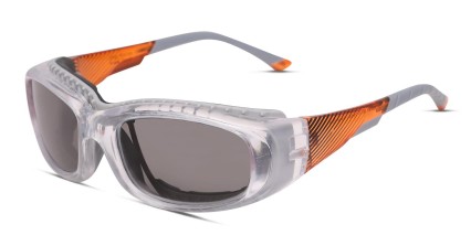 Pentax ZT55 Clear, Orange, Gray glasses - Clear / Orange / Gray - Angle View