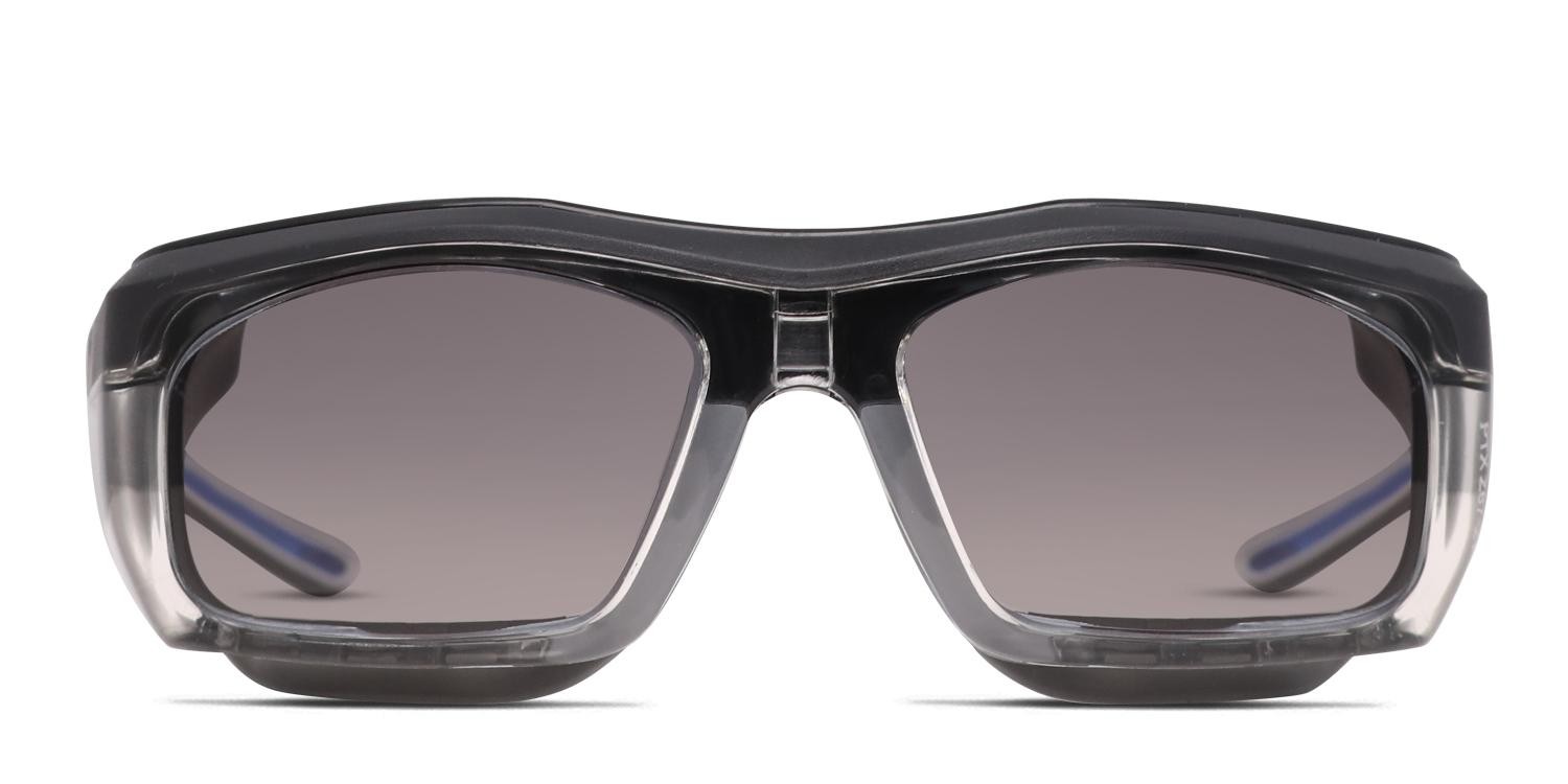 Pentax ZT500G Clear, Black, Blue glasses - Clear / Black / Blue - Frontal View