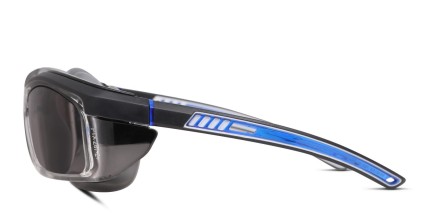 Pentax ZT500G Clear, Black, Blue glasses - Clear / Black / Blue - Side View