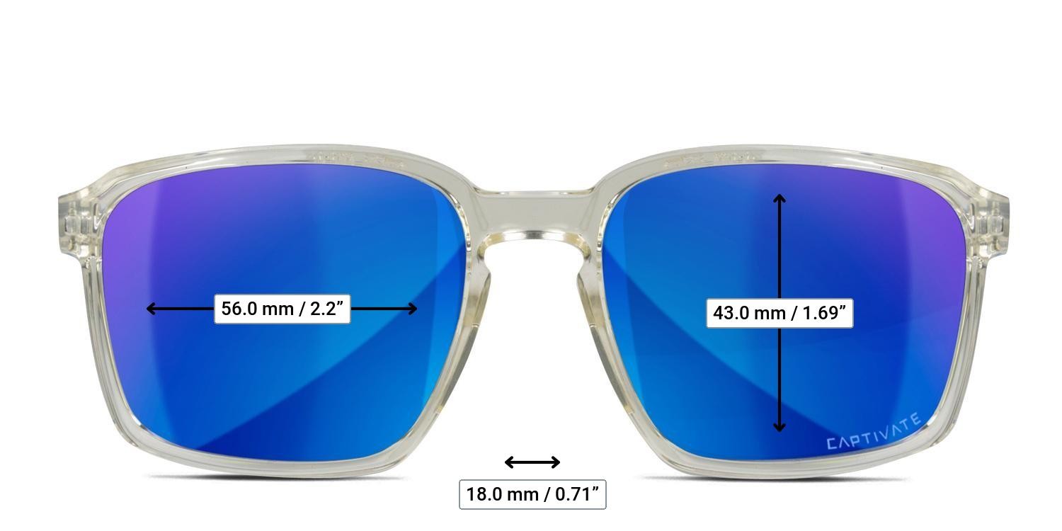 Wiley X Alfa Clear glasses - Measurements