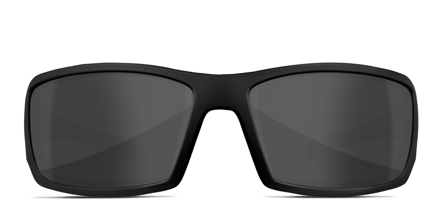 Wiley X Twisted Black glasses - Black - Frontal View