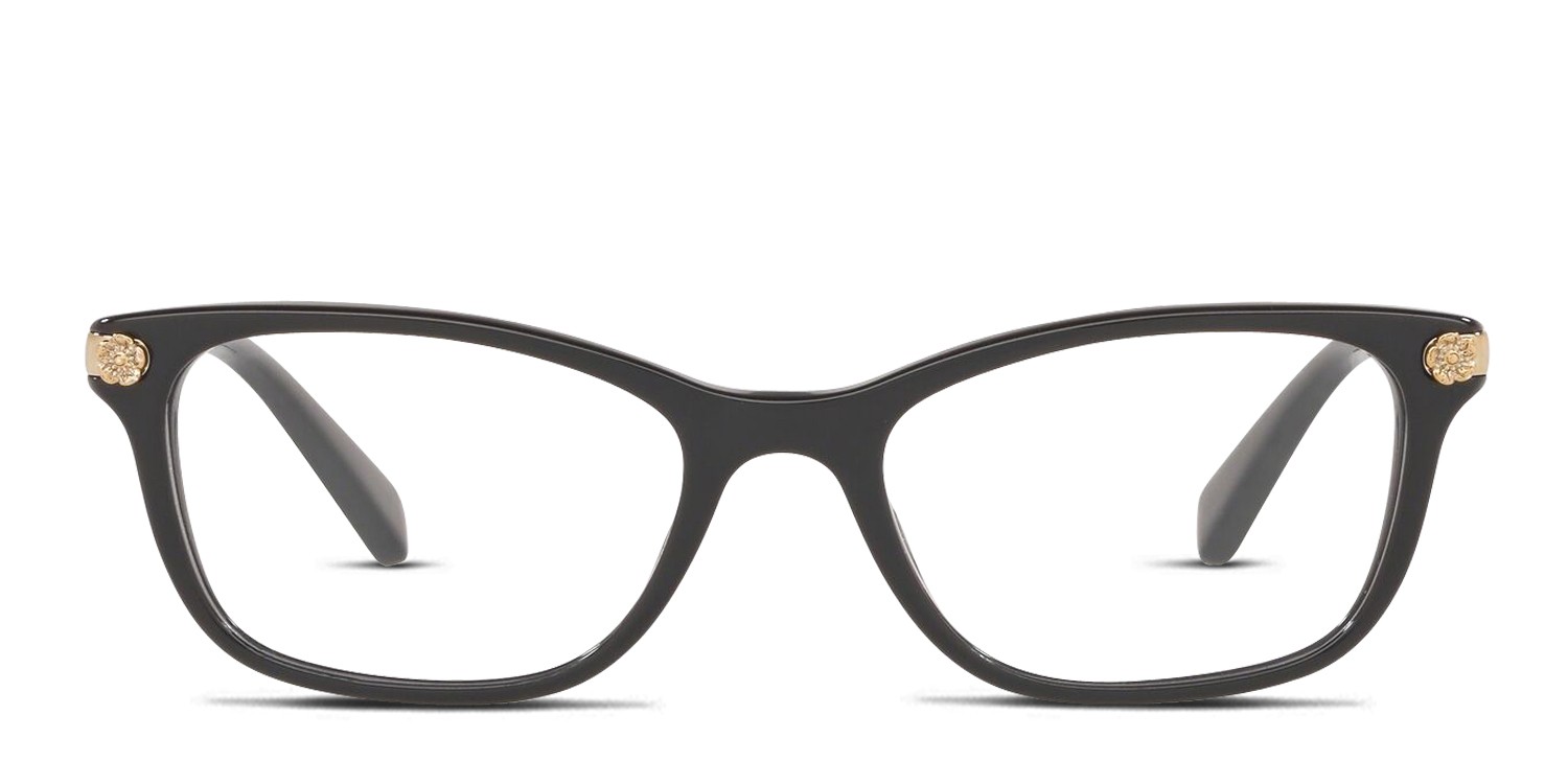 Coach HC6142 Black glasses - Black - Frontal View