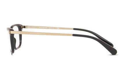 Coach HC6142 Black glasses - Black - Side View