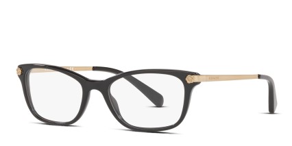 Coach HC6142 Black glasses - Black - Angle View