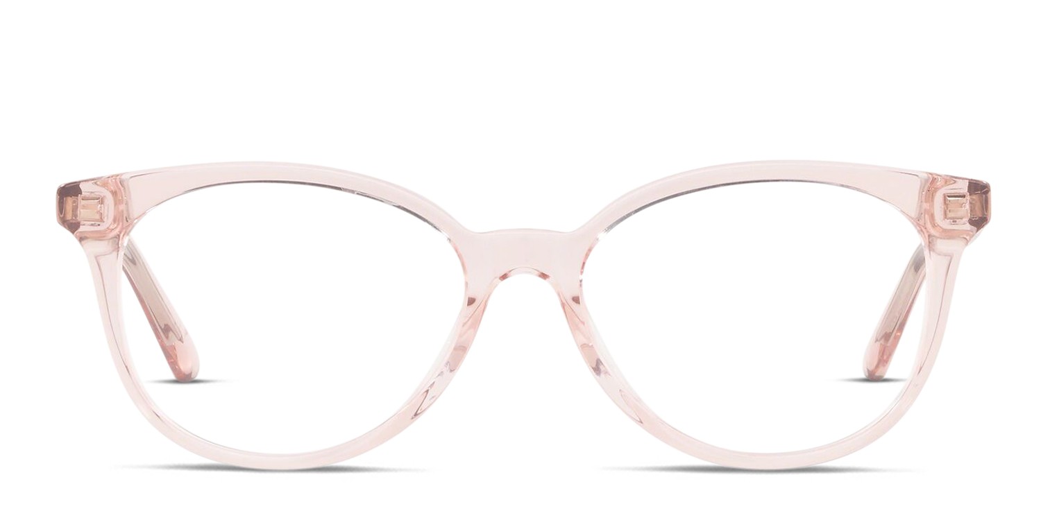 Coach HC6138U Clear , Pink glasses - Clear / Pink - Frontal View