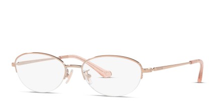Coach HC5136 Gold , Pink glasses - Gold / Pink - Angle View