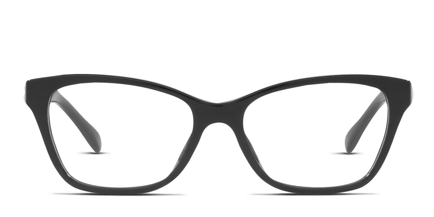 Coach HC6196U Shiny Black glasses - Shiny Black - Frontal View
