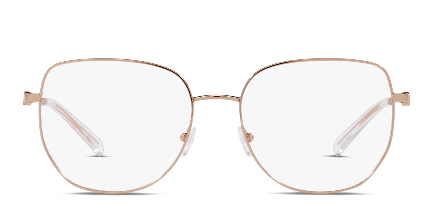 Michael Kors MK3062 Belleville Pink, Gold glasses - Pink / Gold - Frontal View