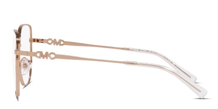 Michael Kors MK3062 Belleville Pink, Gold glasses - Pink / Gold - Side View