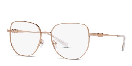 Michael Kors MK3062 Belleville Pink, Gold glasses - Pink / Gold - Angle View