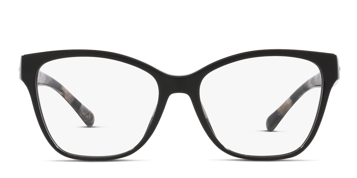 Coach HC6207U Universal Fit Black glasses - Black - Frontal View