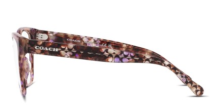 Coach HC6207U Tortoise, Purple glasses - Tortoise / Purple - Side View