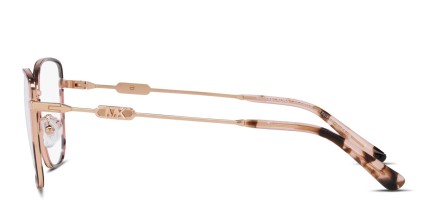 Michael Kors MK3065J Empire Square 3 Gold , Pink , Tortoise glasses - Gold / Pink / Tortoise - Side View