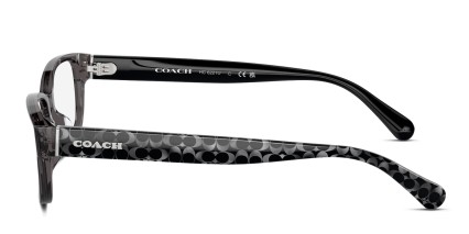 Coach HC6221U Clear, Gray glasses - Clear / Gray - Side View