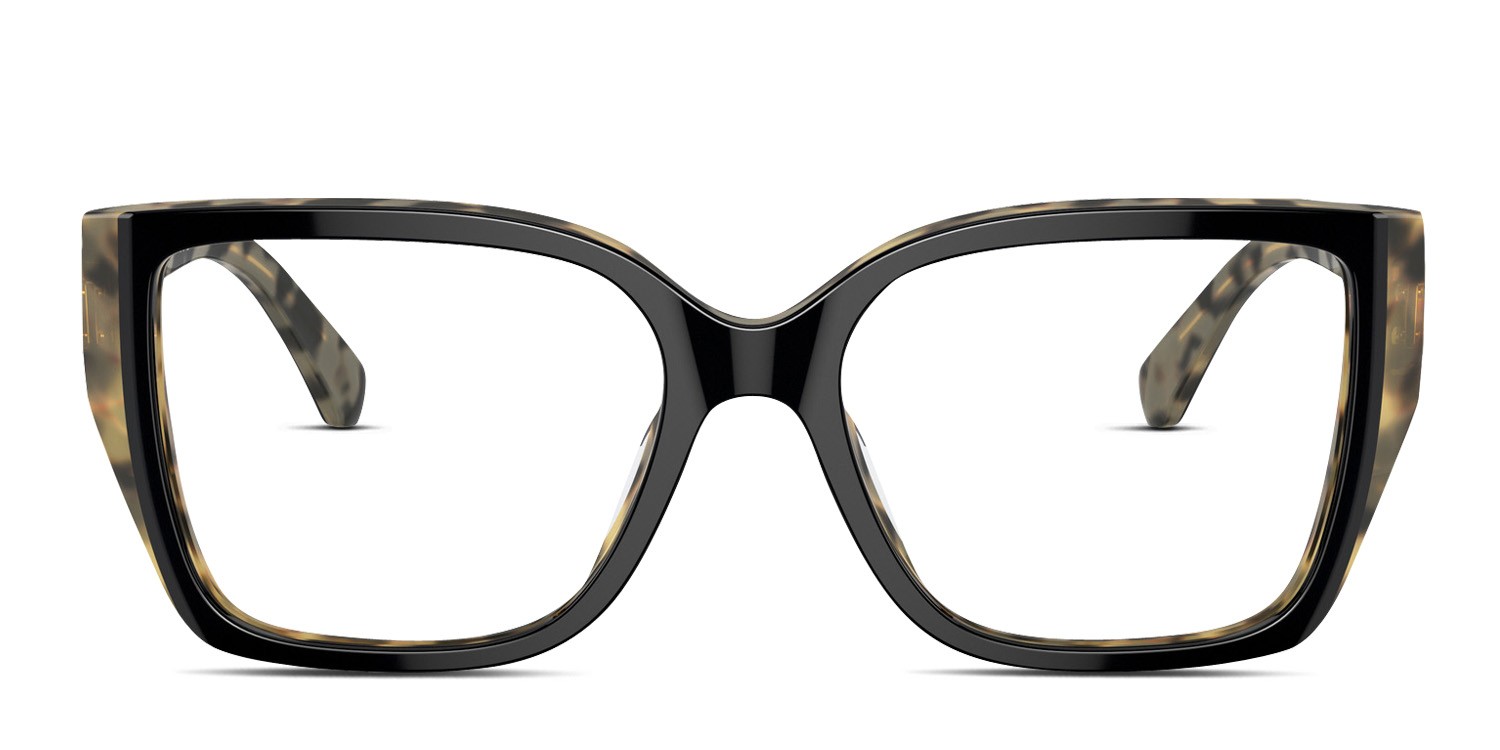 Michael Kors MK4115U Castello Black, Brown, Tortoise glasses - Black / Brown / Tortoise - Frontal View