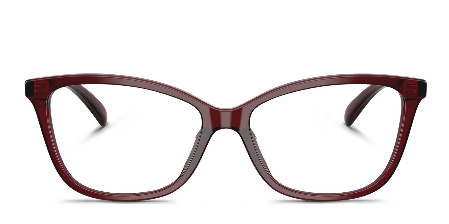 Coach HC6206U White, Red glasses - White / Red - Frontal View