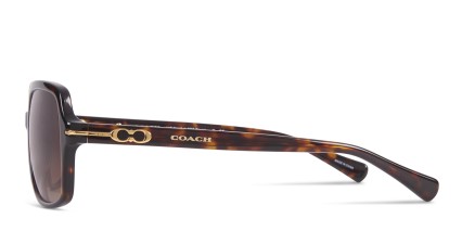 Coach HC8116 Blair glasses - Tortoise - Side View