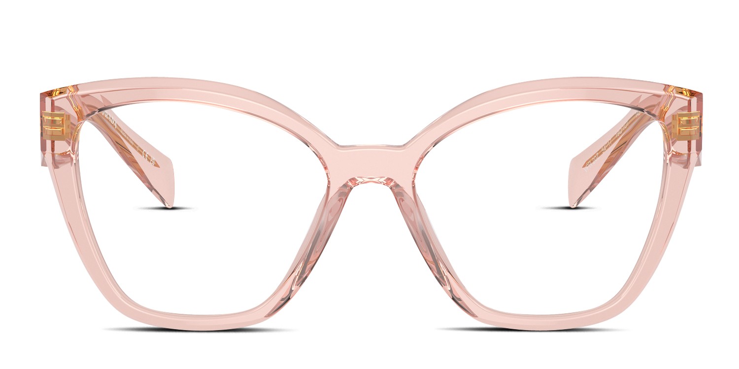 Prada PR20ZV Clear, Beige glasses - Clear / Beige - Frontal View