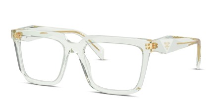 Prada PRA19V Clear glasses - Clear - Angle View