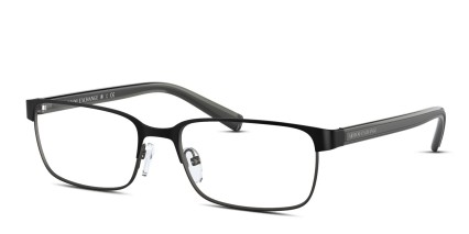 Armani Exchange AX1042 Matte Black, Gunmetal glasses - Matte Black / Gunmetal - Angle View