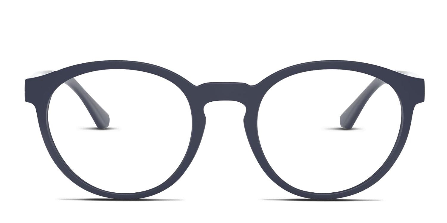 Emporio Armani EA4152 w/Clip-On Blue glasses - Blue - Frontal View