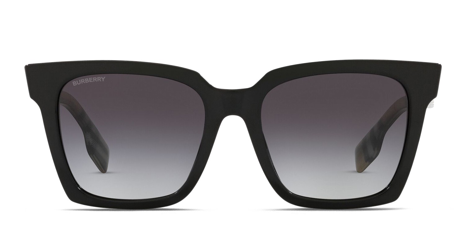 Burberry BE4335 Maple Black , Gray glasses - Black / Gray - Frontal View