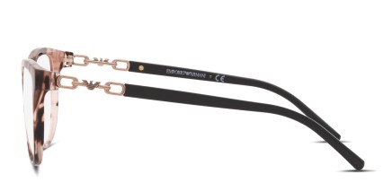 Emporio Armani EA3190 Pink glasses - Pink - Side View