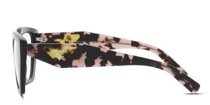 Prada PR 09YV Shiny Black glasses - Shiny Black - Side View