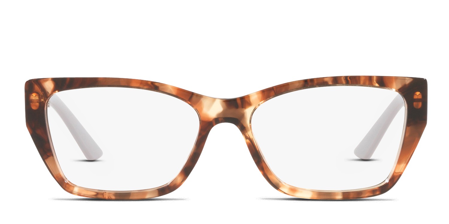 Prada PR11YV Gold, Tortoise glasses - Gold / Tortoise - Frontal View