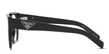 Prada PR 08ZV Shiny Black glasses - Shiny Black - Side View