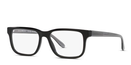 Emporio Armani EA3218 Black glasses - Black - Angle View