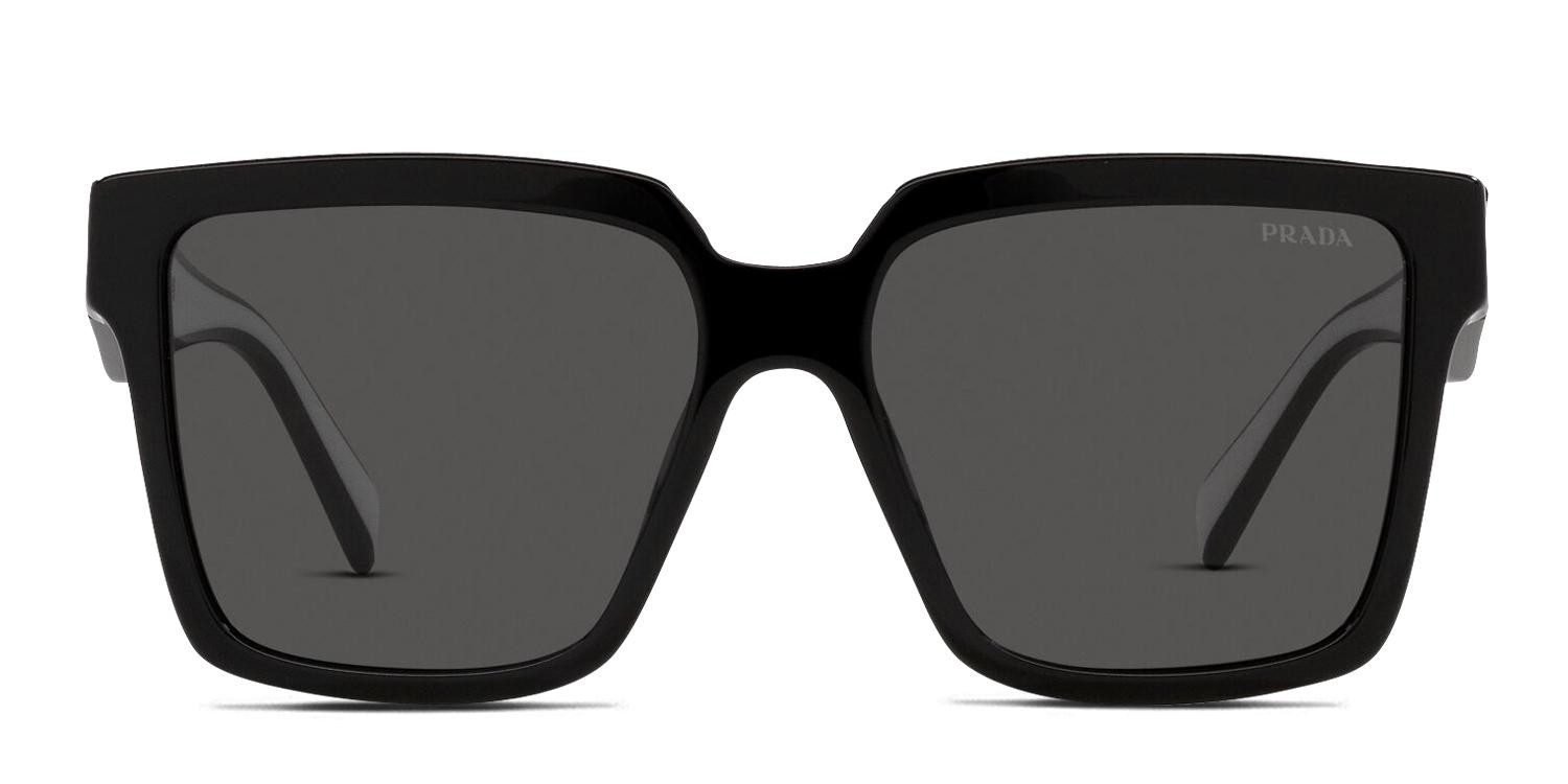 Prada PR 24ZS Shiny Black glasses - Shiny Black - Frontal View