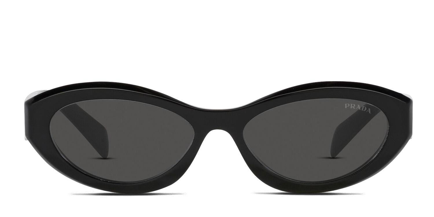 Prada PR26ZS Shiny Black glasses - Shiny Black - Frontal View