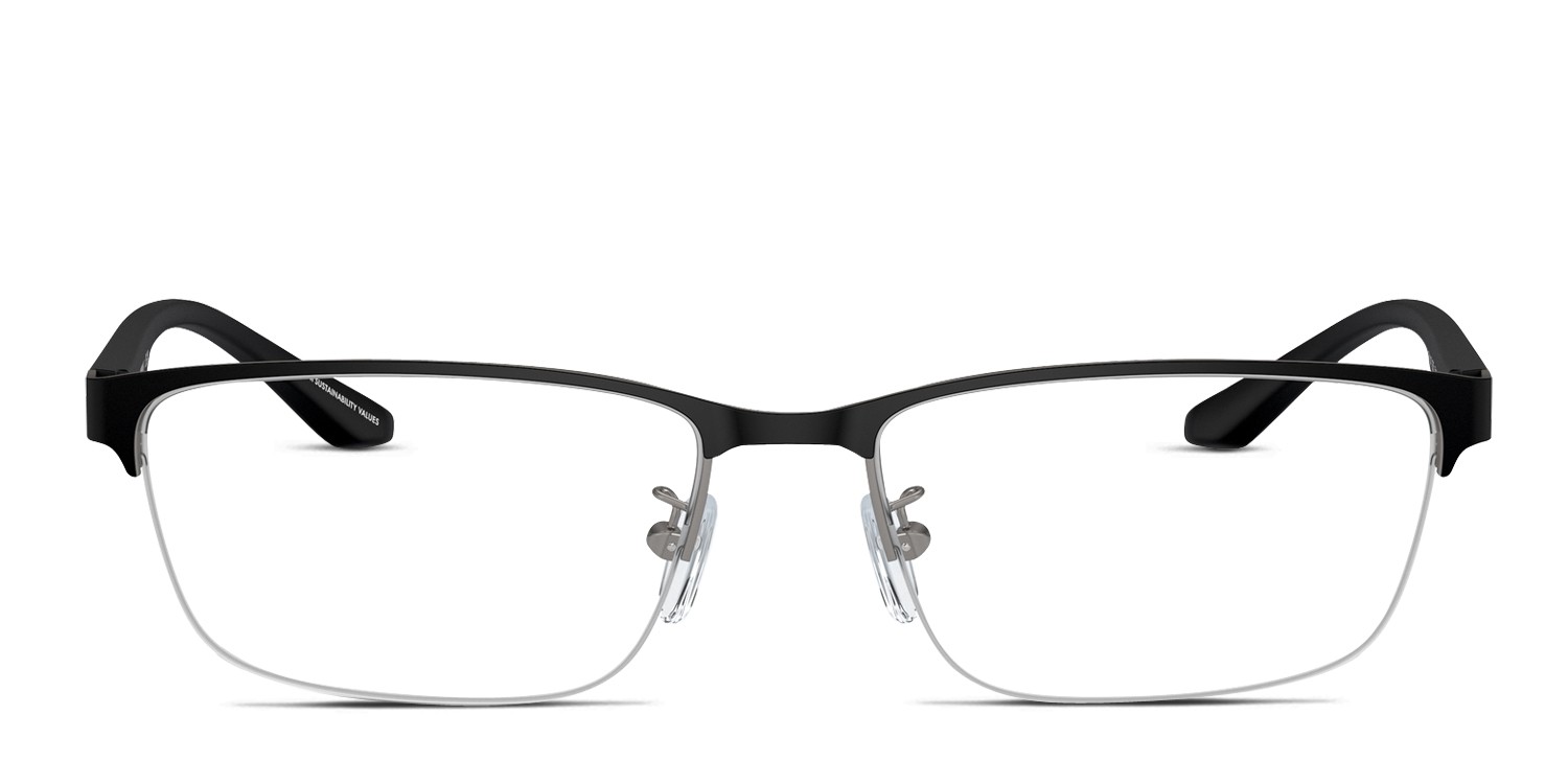 Emporio Armani EA1147 Gunmetal, Black glasses - Gunmetal / Black - Frontal View