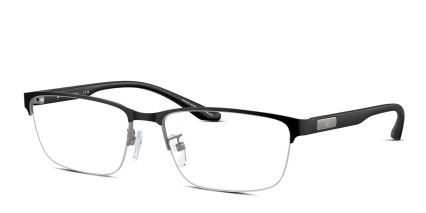Emporio Armani EA1147 Gunmetal, Black glasses - Gunmetal / Black - Angle View