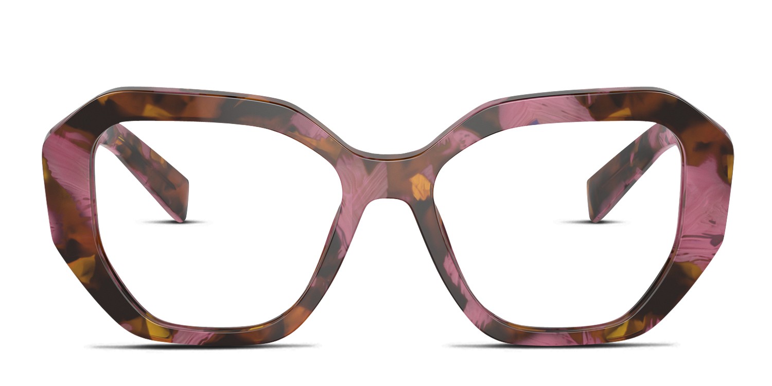 Prada PRA07V Tortoise, Red glasses - Tortoise / Red - Frontal View
