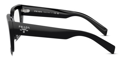 Prada PRA03V Black glasses - Black - Side View