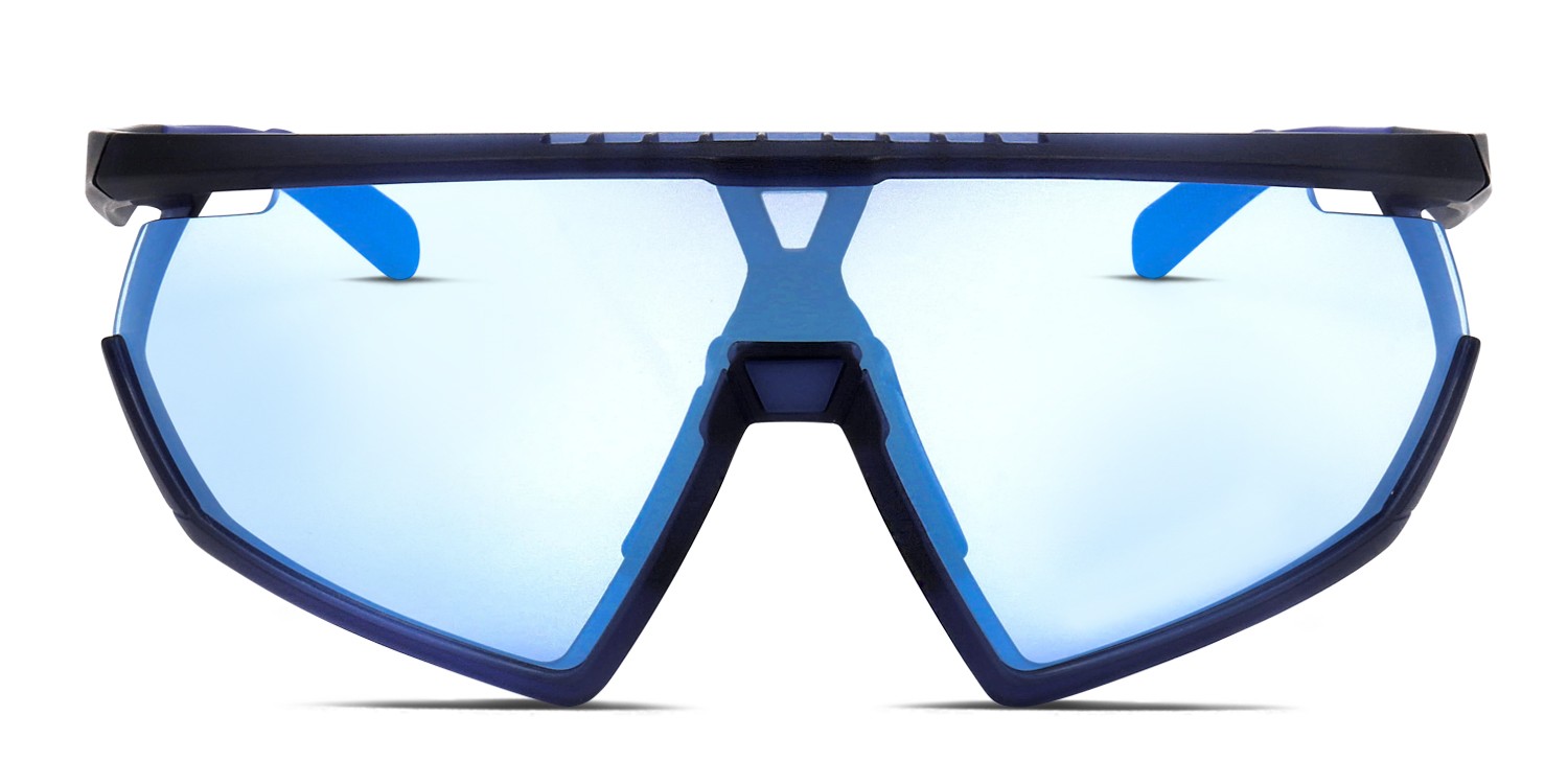 Adidas SP0001 Blue glasses - Blue - Frontal View