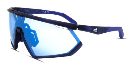 Adidas SP0001 Blue glasses - Blue - Angle View