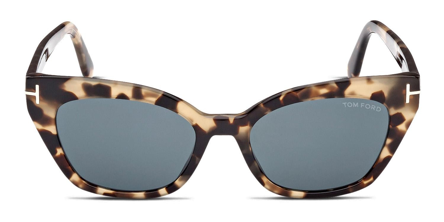 Tom Ford TF1031 Juliette Tortoise, Beige glasses - Tortoise / Beige - Frontal View