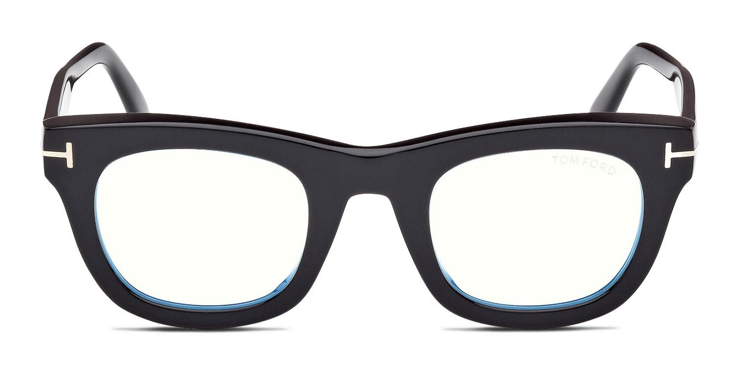 Tom Ford TF5872-B Shiny Black glasses - Shiny Black - Frontal View