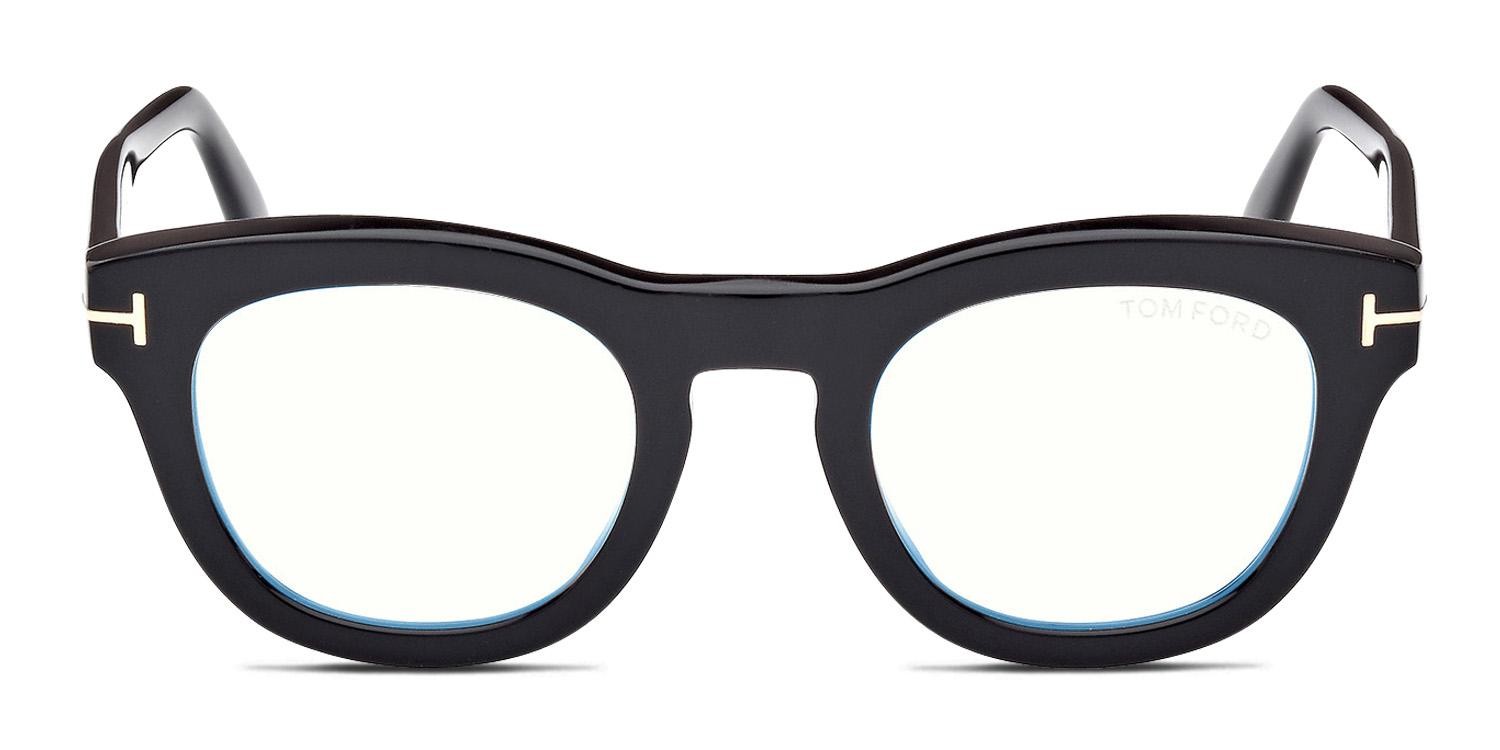 Tom Ford TF5873-B Shiny Black glasses - Shiny Black - Frontal View