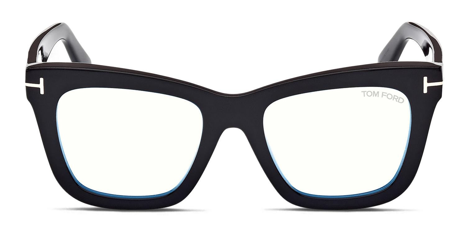 Tom Ford TF5881-B Shiny Black glasses - Shiny Black - Frontal View
